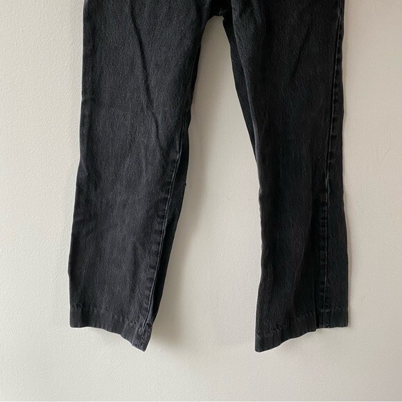 a.p.c. sailor jeans washed black high rise size 24 - Picture 8 of 13